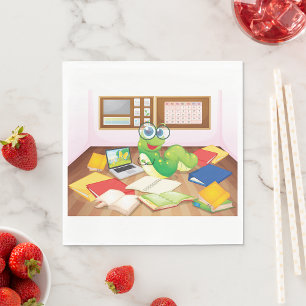 Serviette En Papier Vers De Livres En Classe