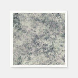 Serviette En Papier Vert gris sauge lavande texturé abstrait moderne