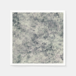 Serviette En Papier Vert gris sauge lavande texturé abstrait moderne