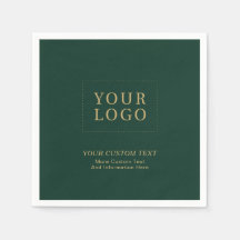 Vert & Or | Logo Entreprise Personnalisé Promotion