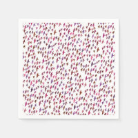 Vestige d'oiseaux en rose et pourpre