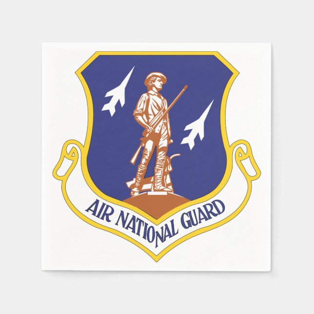 Serviette En Papier Vétéran militaire de l'armée de l'air (Devant)