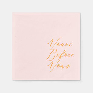 Serviette En Papier Veuve avant vows