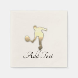 Serviette En Papier Vibe Gold Holiday