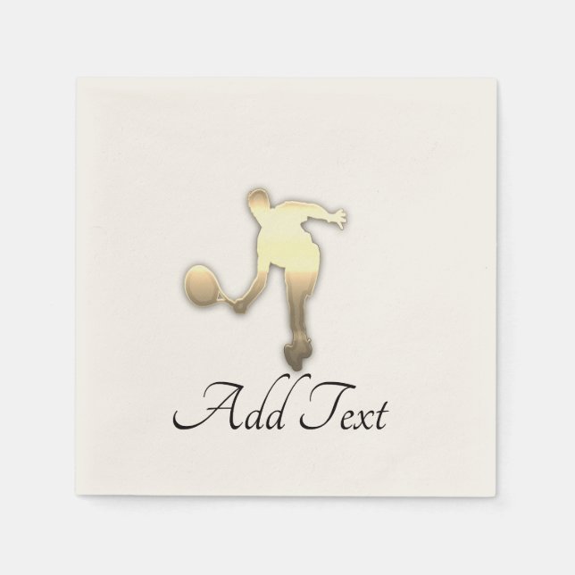 Serviette En Papier Vibe Gold Holiday (Devant)