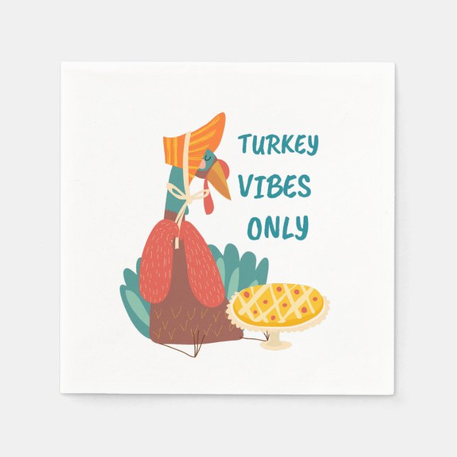 Serviette En Papier Vibes Turquie uniquement Plaque en papier (Devant)