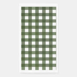 Serviette En Papier Vichy Vert d'Alsace
