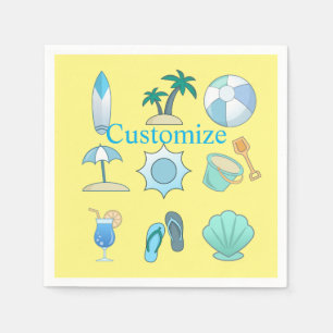 Serviette En Papier Vie sur la plage Thunder_Cove