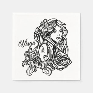 Serviette En Papier Vierge du zodiaque Vierge