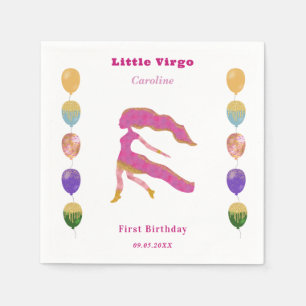 Serviette En Papier Vierge Zodiaque Ballons de 1er Anniversaire & Arti