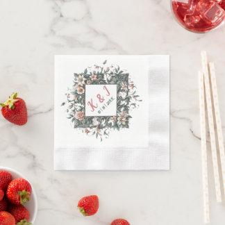 Serviette En Papier Vigne florale terrestre