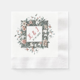 Serviette En Papier Vigne florale terrestre