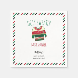 Serviette En Papier Vilain Baby shower de Noël
