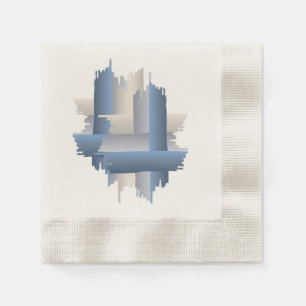 Serviette En Papier ville de briques de pierre