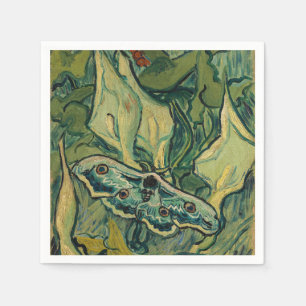 Serviette En Papier Vincent van Gogh - Giant Peacock Moth