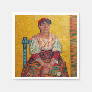 Serviette En Papier Vincent Van Gogh - La femme italienne