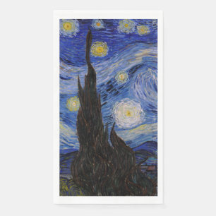 Serviette En Papier Vincent Van Gogh - La nuit étoilée