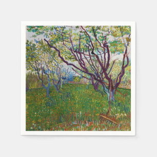 Serviette En Papier Vincent van Gogh - Le verger en fleurs