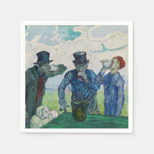 Serviette En Papier Vincent van Gogh - Les buveurs, après Daumier