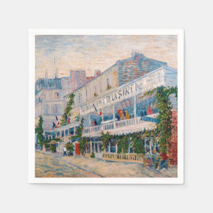 Serviette En Papier Vincent van Gogh - Restaurant de la Sirène