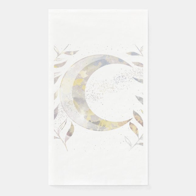 Serviette En Papier Vins et lune (Devant)