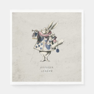 Serviette En Papier Vintage Alice au pays des merveilles Mariage