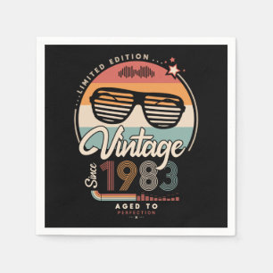 Serviette En Papier Vintage depuis 1983