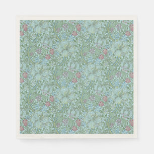 Serviette En Papier Vintage William Morris Golden Lily