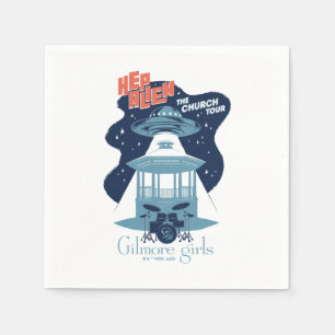 Serviette En Papier Visite de l'église de Hep Alien dans Gilmore Girls