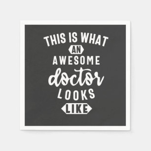 Serviette En Papier Voici À Quoi Ressemble Un Médecin Génial