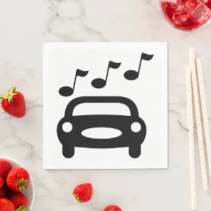 Serviette En Papier Voiture musicale