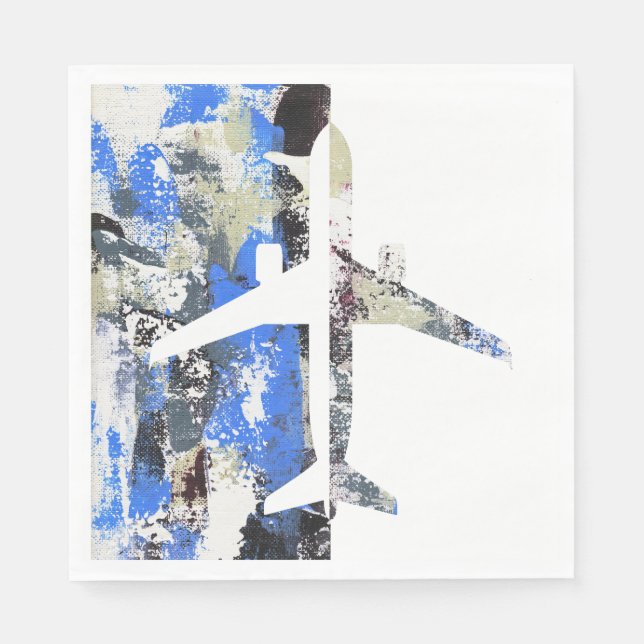 Serviette En Papier Vol Abstrait par Michael Moffa (Devant)