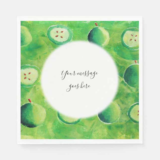 Serviette En Papier Vos applications de message (Devant)