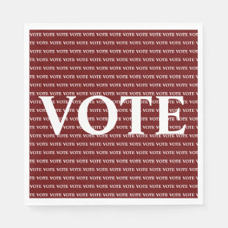 Serviette En Papier Vote