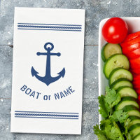 Votre bateau ou votre nom de famille Ancres Vintag
