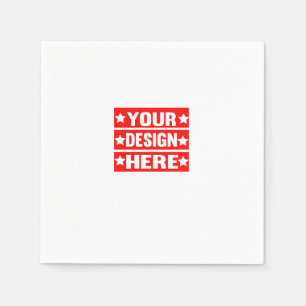 Serviette En Papier Votre conception ici personnalisée