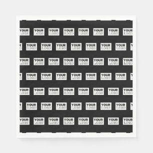 Serviette En Papier Votre logo ou votre conception   Arrière - plan de