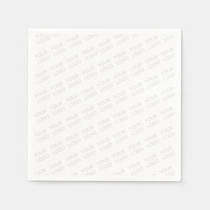 Serviette En Papier Votre logo s'allège automatiquement et se répète