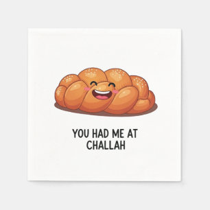 Serviette En Papier Vous m'aviez à Challah Pain Hanoukka Juif
