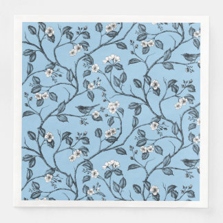 Serviette En Papier Voyage à la Paruline du château bleu 2
