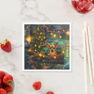 Serviette En Papier Voyage de Noël Festif à Chihuahua