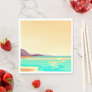 Serviette En Papier Voyage de plage