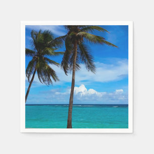 Serviette En Papier Voyage en famille Plage vacances Guadeloupe Caraïb