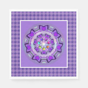 Serviette En Papier W2 pourpre