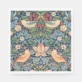 Serviette En Papier W Morris fraise Thipe Papier Napkin