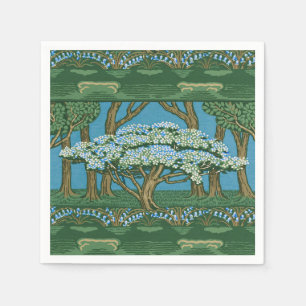 Serviette En Papier Walter Crane Papier peint vintage forêt arbre de m