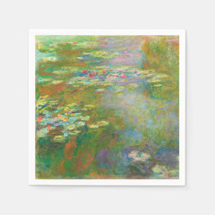 Serviette En Papier Water Lilies by Claude Monet