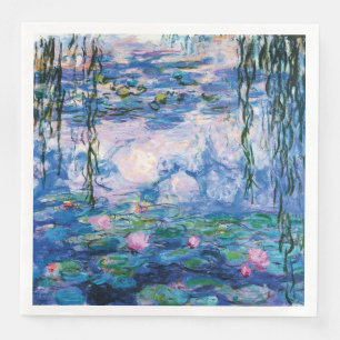 Serviette En Papier Water Lilies by Claude Monet