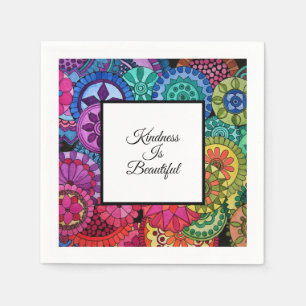 Serviette En Papier Watercolor Rainbow