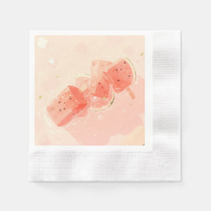 Serviette En Papier Watermelon Popsicle